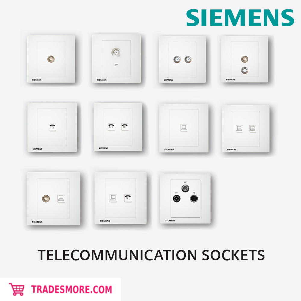 Siemens DELTA® Relfa Telecommunication Sockets
