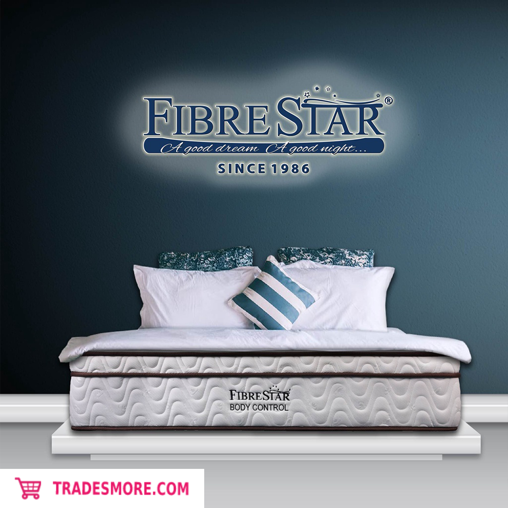 Fibre Star Body Control 12" Pocketed Spring Mattress [Wholesale available]